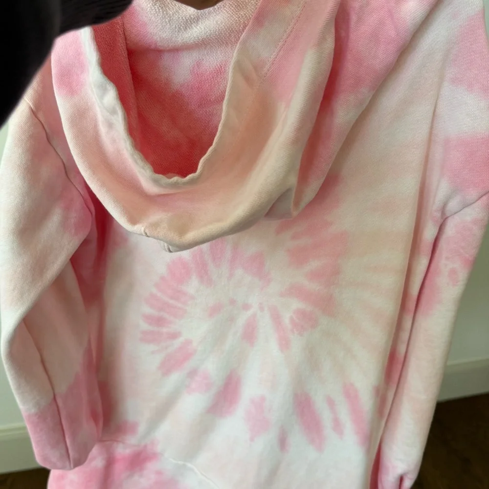 Crewcuts Girls Tie dye Hooded sweater dress